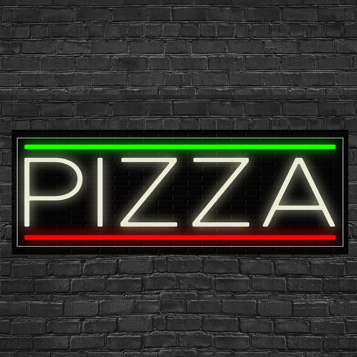 Pizza LED Flex Signs 10"x 24"