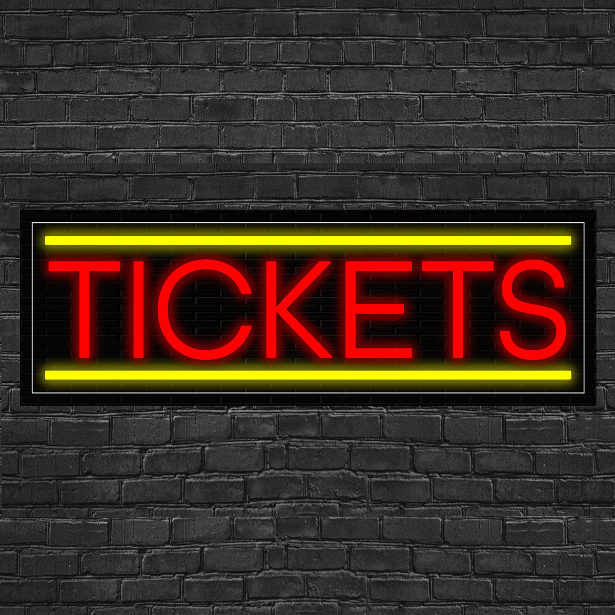 Tickets LED Flex Signs 10"x 24"