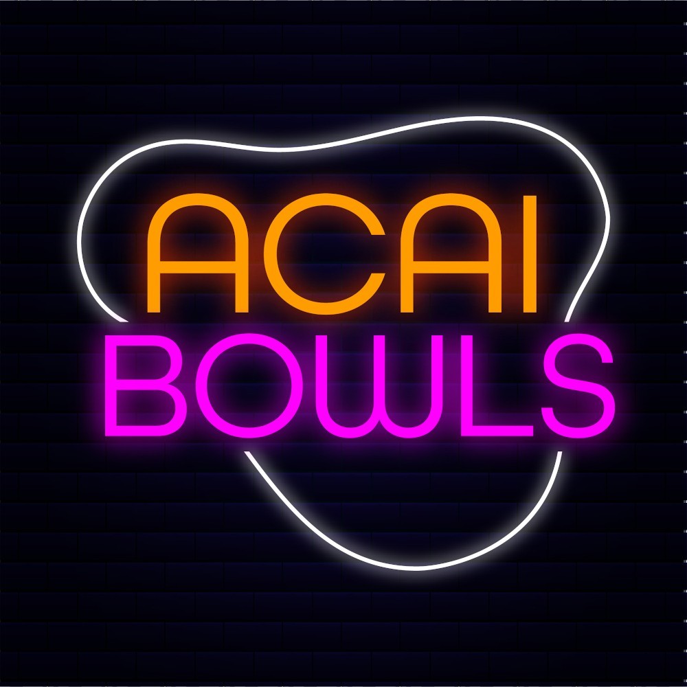 ACAI Bowls LED Flex Sign 31″ x 24″