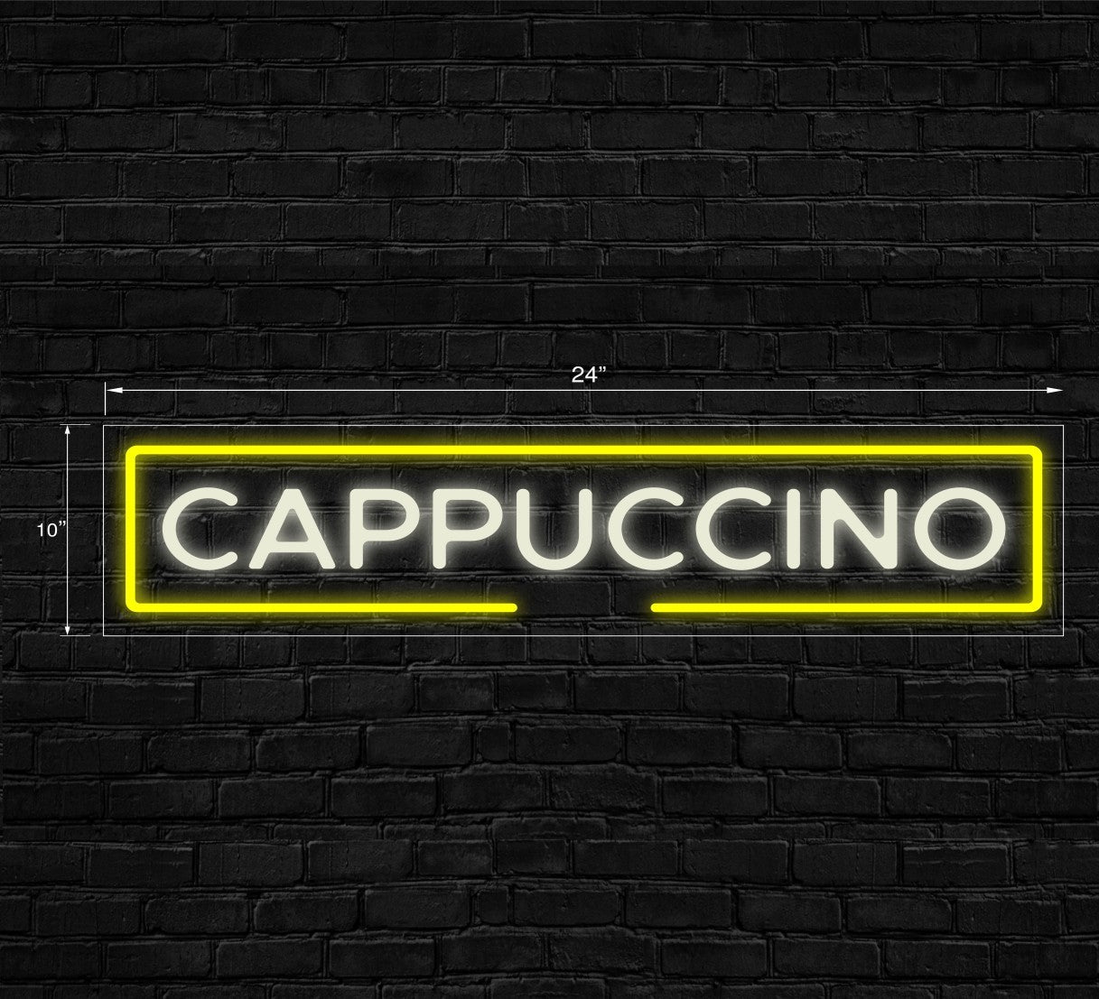 Cappuccino  LED Flex Signs 10"x 24"