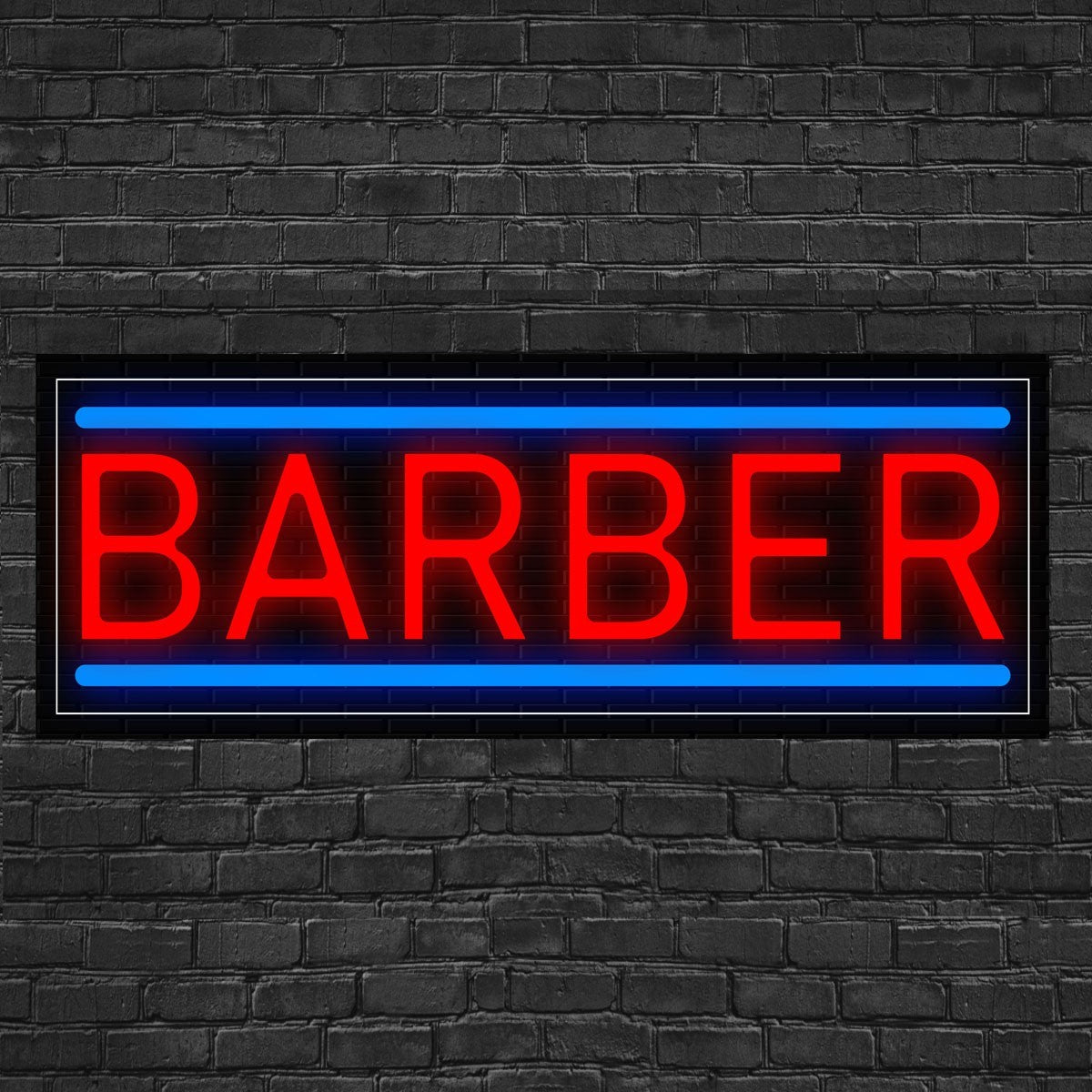 Barber  LED Flex Signs 10"x 24"