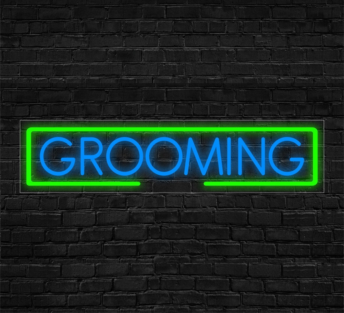 Grooming LED Flex Signs 10"x 24"