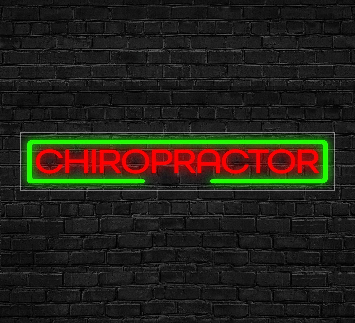 Chiropractor  LED Flex Signs 10"x 24"