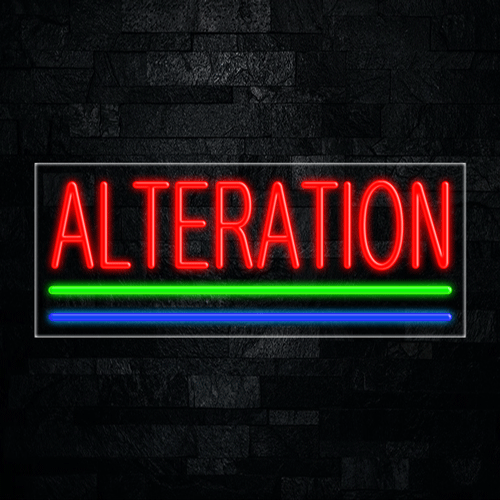 Alteration LED Flex Sign 32″ x 13″