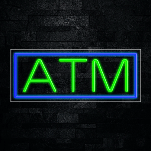 ATM LED Flex Sign 32″ x 13″