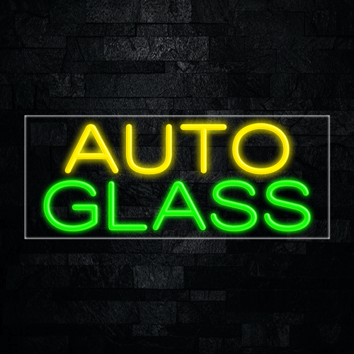 Auto Glass LED Flex Sign 32″ x 13″