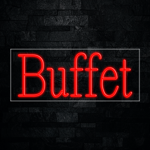 Buffet LED Flex Sign 32″ x 13″