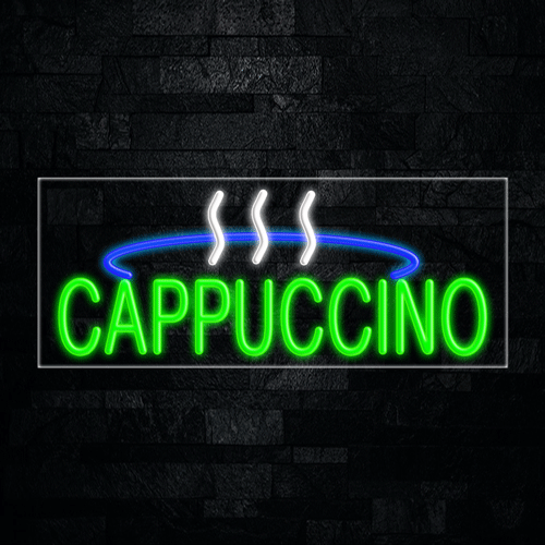 Cappuccino, Logo LED Flex Sign 32″ x 13″