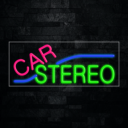 Car Stereo LED Flex Sign 32″ x 13″