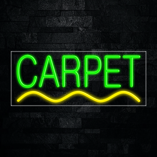 Carpet LED Flex Sign 32″ x 13″