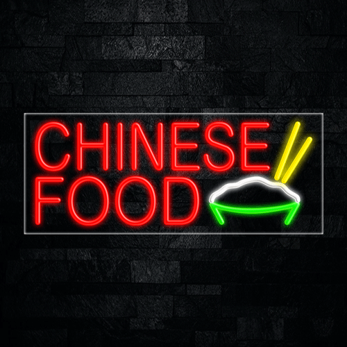 Chinese Food, Logo LED Flex Sign 32″ x 13″