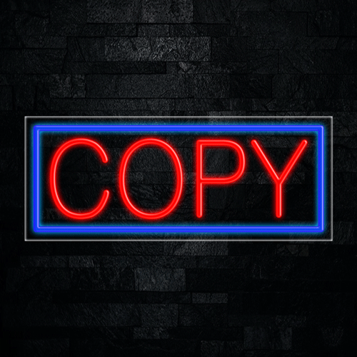 Copy LED Flex Sign 32″ x 13″