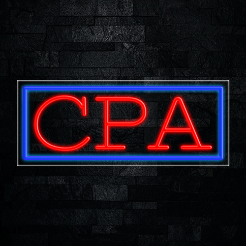 CPA LED Flex Sign 32″ x 13″