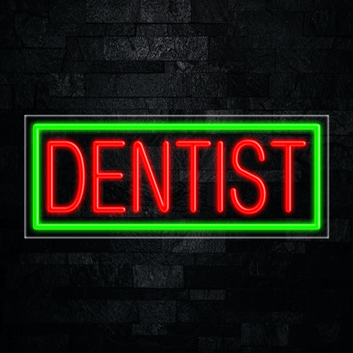 Dentist LED Flex Sign 32″ x 13″