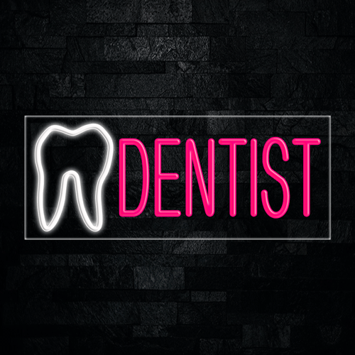 Dentist, Logo LED Flex Sign 32″ x 13″