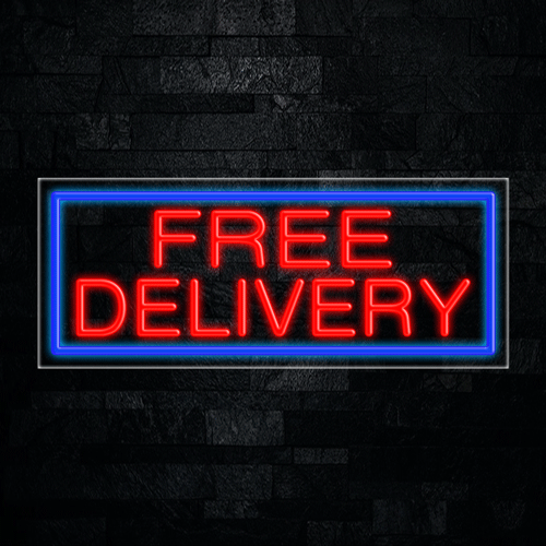 Free Delivery LED Flex Sign 32″ x 13″