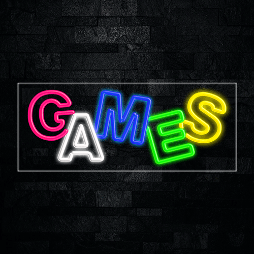 Games LED Flex Sign 32″ x 13″