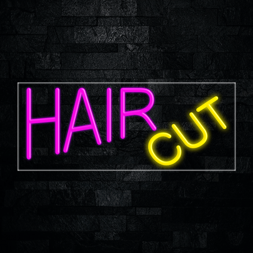 Hair Cut LED Flex Sign 32″ x 13″