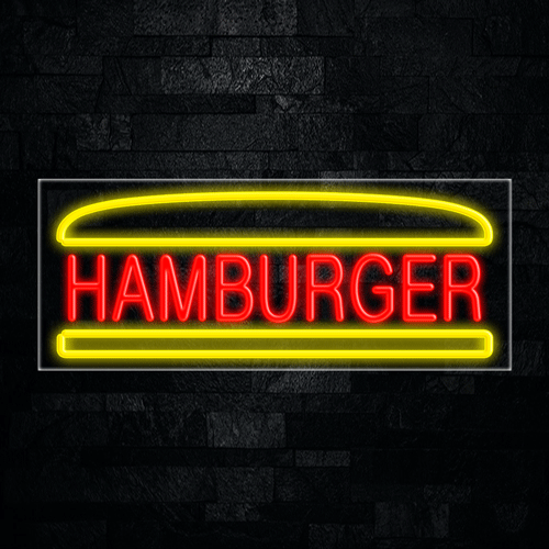 Hamburger, Logo LED Flex Sign 32″ x 13″