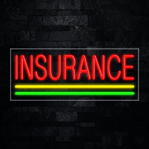 Insurance LED Flex Sign 32″ x 13″