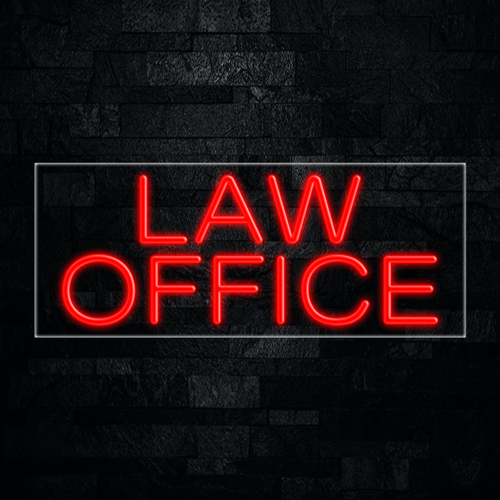 Law Office  LED Flex Sign 32″ x 13″