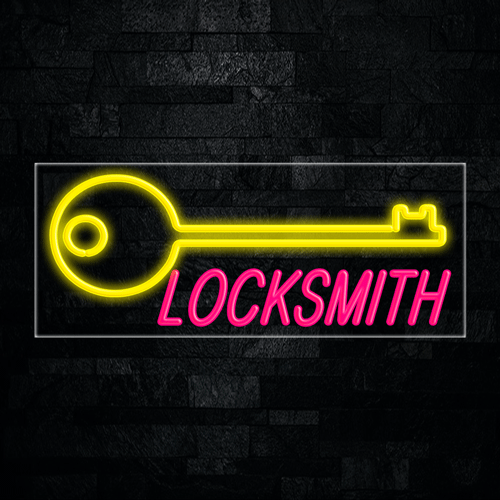 Locksmith, Logo LED Flex Sign 32″ x 13″