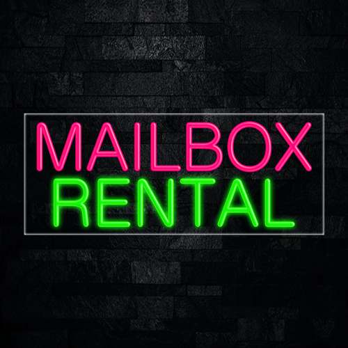 mailbox Rental LED Flex Sign 32″ x 13″