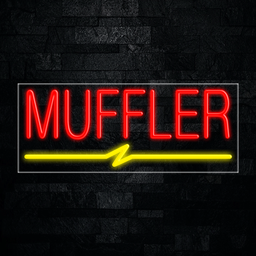 Muffler LED Flex Sign 32″ x 13″