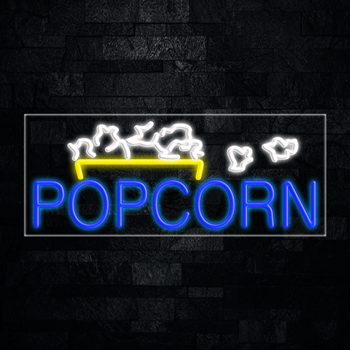 Popcorn, Logo LED Flex Sign 32″ x 13″