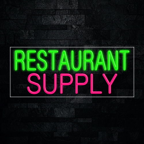 Restaurant Supply LED Flex Sign 32″ x 13″