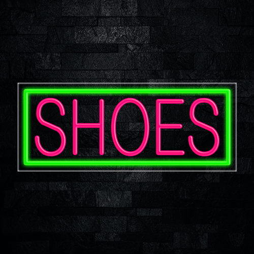 Shoes LED Flex Sign 32″ x 13″