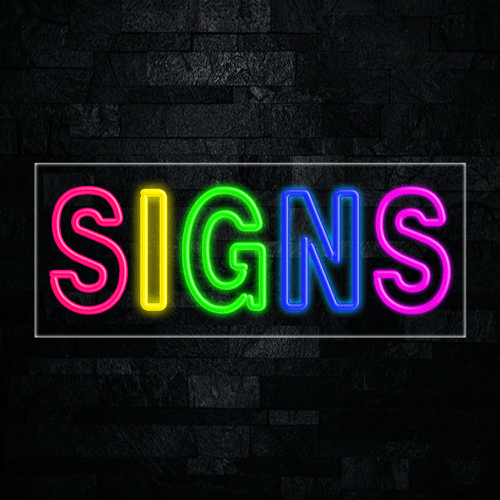 Signs LED Flex Sign 32″ x 13″