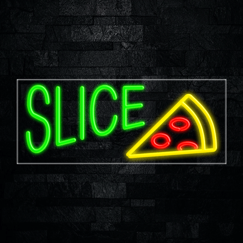 Slice, Logo LED Flex Sign 32″ x 13″