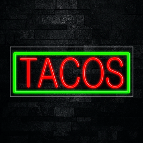 Tacos LED Flex Sign 32″ x 13″