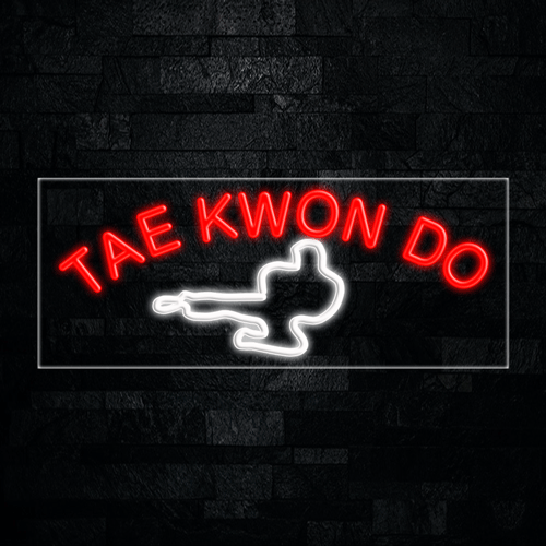 Tae Kwon Do, Logo LED Flex Sign 32″ x 13″