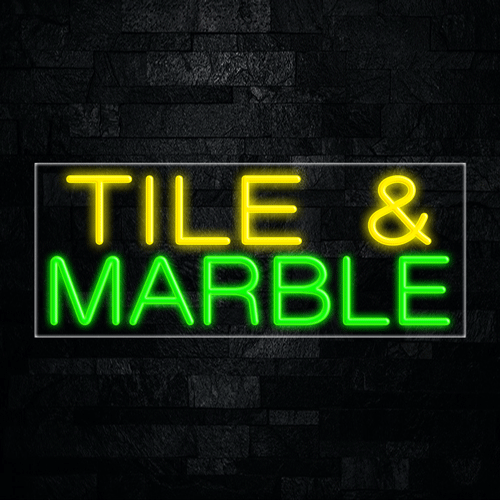 Tile & Marble LED Flex Sign 32″ x 13″