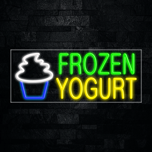 Frozen Yogurt, Logo LED Flex Sign 32″ x 13″