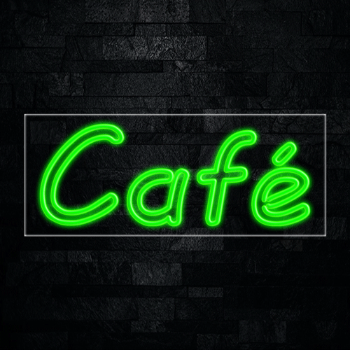 Café LED Flex Sign 32″ x 13″