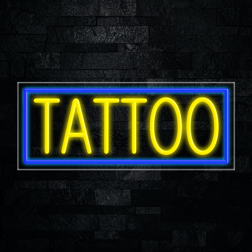 Tattoo LED Flex Sign 32″ x 13″