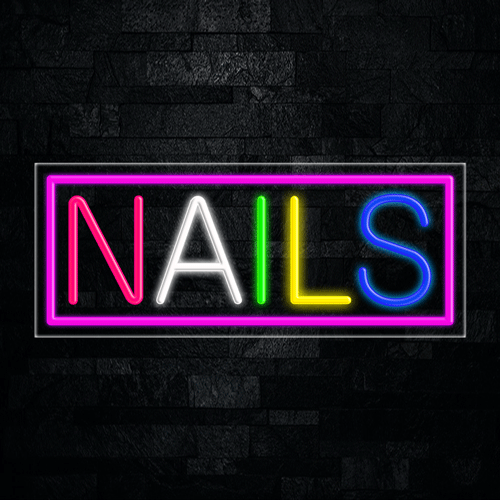 Nails LED Flex Sign 32″ x 13″