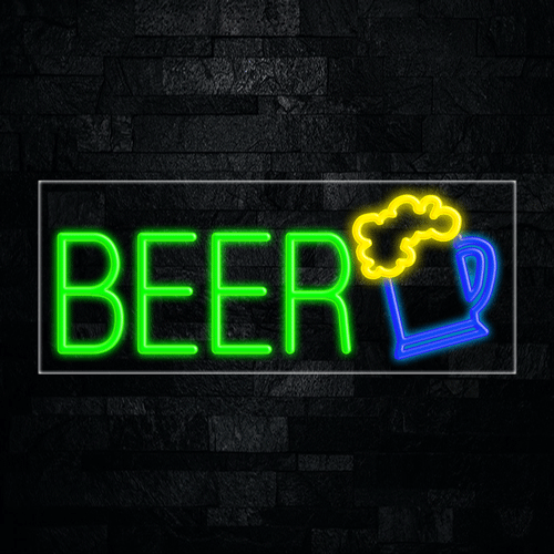 Beer, Logo LED Flex Sign 32″ x 13″