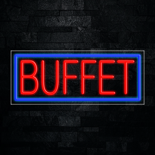 Buffet LED Flex Sign 32″ x 13″