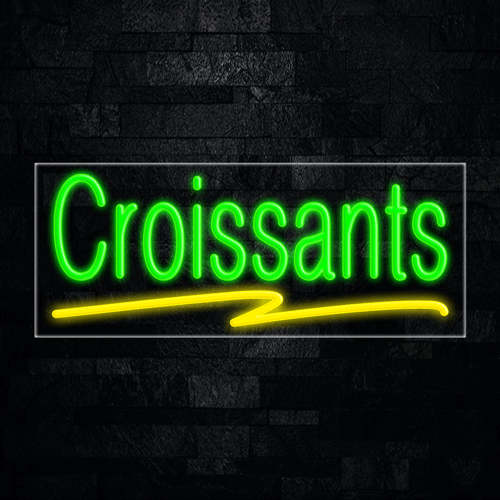 Croissants LED Flex Sign 32″ x 13″