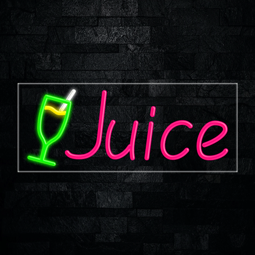 Juice, Logo LED Flex Sign 32″ x 13″