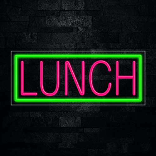 Lunch LED Flex Sign 32″ x 13″