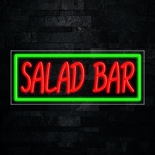 Salad Bar LED Flex Sign 32″ x 13″