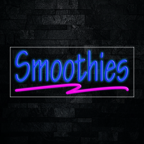 Smoothies LED Flex Sign 32″ x 13″