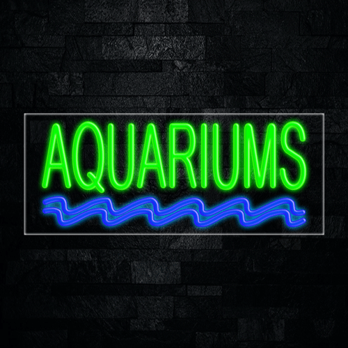 Aquarium LED Flex Sign 32″ x 13″