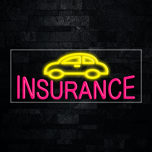 Auto Insurance, Logo LED Flex Sign 32″ x 13″