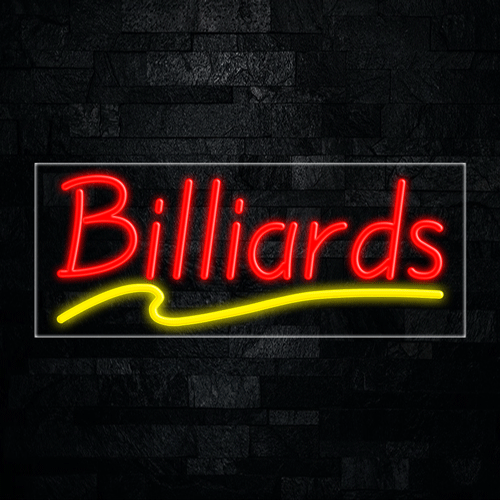 Billiards LED Flex Sign 32″ x 13″